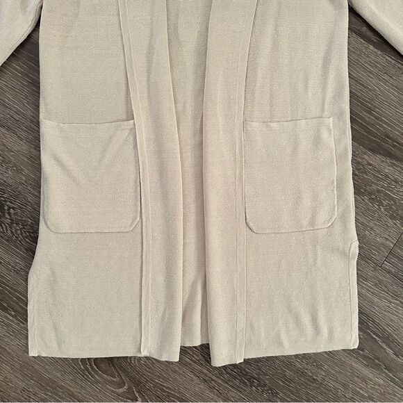 J. Crew Linen Open Sweater - Picture 2 of 7